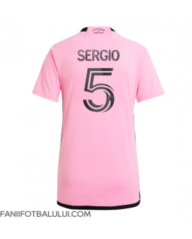 Inter Miami Sergio Busquets #5 Tricou Fotbal Replică 2024-25 Femei Acasa